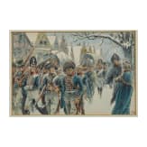 R&ouml;chling, Velten und Skarbina - drei kleine milit&auml;rische Aquarelle