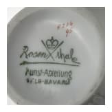 Sammlung sieben Teile Hindenburg-Porzellan