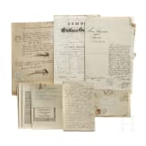 Konvolut historische Schriftst&uuml;cke, deutsch, 15. - 20. Jhdt.