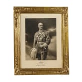 Prinz Alfons von Bayern (1862 - 1933) - großes Portraitfoto und Schriftstücke
