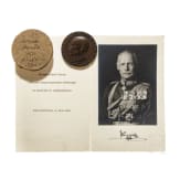 Kronprinz Rupprecht - Bronze-Medaille und Autographen