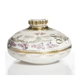 A porcelain hot-water bottle from Nymphenburg castle, dated 1914