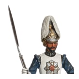 K&ouml;nig Ludwig II. mit Hartschier - Uniformfiguren von Kurt Posch, 2. H&auml;lfte 20. Jhdt.