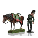 Bayerischer Chevauleger - Uniformfigur von Kurt Posch, 2. H&auml;lfte 20. Jhdt.