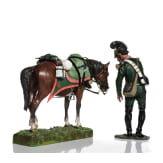 Bayerischer Chevauleger - Uniformfigur von Kurt Posch, 2. H&auml;lfte 20. Jhdt.