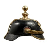 Helm f&uuml;r Mannschaften des Holsteinischen Feldartillerie-Regiments 24, 3. Batterie, um 1900