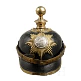 Helm f&uuml;r Mannschaften des Holsteinischen Feldartillerie-Regiments 24, 3. Batterie, um 1900