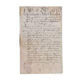 King Friedrich I of Prussia - an autograph, dated 16.12.1712