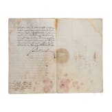 K&ouml;nig Friedrich I. in Preu&szlig;en - Autograph, datiert 16.12.1712