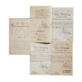Kaiser Wilhelm II - four autographs, dated 1894 - 1914