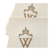 Emperor Wilhelm II. - ten personal greeting and condolence cards