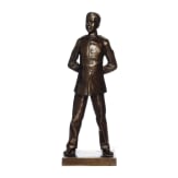 Bronzefigur eines preu&szlig;ischen Kadetten