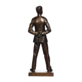 Bronzefigur eines preu&szlig;ischen Kadetten