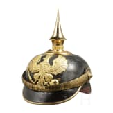 Helm f&uuml;r Offiziere der Infanterie, um 1900