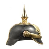 Helm f&uuml;r Offiziere der Infanterie, um 1900