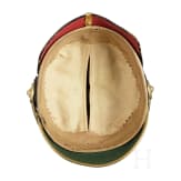 Helm f&uuml;r Offiziere der Infanterie, um 1900