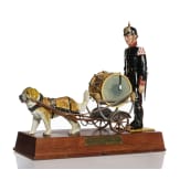Trommelwagen des ostpreu&szlig;ischen Infanterie-Regiments Nr. 43 - Uniformfigur von Kurt Posch, 2. H&auml;lfte 20. Jhdt.
