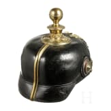 Helm f&uuml;r Offiziere der Artillerie, um 1900