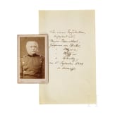 Gro&szlig;es Pracht-Fotoalbum als Geschenk der Offiziere der 2. Fu&szlig;artillerie-Brigade an ihren General Julius Hartmann, datiert 1881