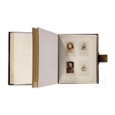 Gro&szlig;es Pracht-Fotoalbum als Geschenk der Offiziere der 2. Fu&szlig;artillerie-Brigade an ihren General Julius Hartmann, datiert 1881