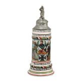 Reservistenkrug eines Hornisten im 1. Nassauischen Infanterie-Regiment Nr. 87