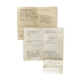 26 Milit&auml;rp&auml;sse/Soldb&uuml;cher von Angeh&ouml;rigen der Kaiserlichen Armee
