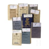 Ca. 80 Milit&auml;rp&auml;sse/Soldb&uuml;cher von Angeh&ouml;rigen der Kaiserlichen Armee