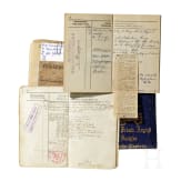Ca. 80 Milit&auml;rp&auml;sse/Soldb&uuml;cher von Angeh&ouml;rigen der Kaiserlichen Armee