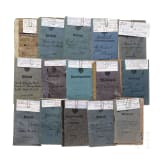 35 Milit&auml;rp&auml;sse/Soldb&uuml;cher von Angeh&ouml;rigen der Kaiserlichen Armee