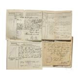 30 Milit&auml;rp&auml;sse/Soldb&uuml;cher von Angeh&ouml;rigen der Kaiserlichen Armee