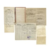 30 Milit&auml;rp&auml;sse/Soldb&uuml;cher von Angeh&ouml;rigen der Kaiserlichen Armee