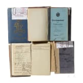 Ca. 45 Milit&auml;rp&auml;sse/Soldb&uuml;cher von Angeh&ouml;rigen der Kaiserlichen Armee