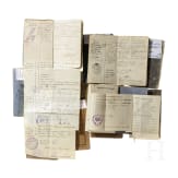 Ca. 25 Milit&auml;rp&auml;sse/Soldb&uuml;cher von Angeh&ouml;rigen der Kaiserlichen Armee
