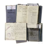 Ca. 50 Milit&auml;rp&auml;sse/Soldb&uuml;cher von Angeh&ouml;rigen der Kaiserlichen Armee