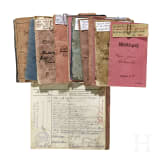 40 Milit&auml;rp&auml;sse/Soldb&uuml;cher von Artillerieangeh&ouml;rigen der Kaiserlichen Armee