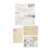 Two envelopes from LZ 129 "Hindenburg", 1936, and from the "Graf Zeppelin", 1928