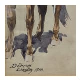 Erich D&ouml;brich - "Kolonialoffiziere", datiert 1905