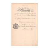 Umfangreiches Aktenkonvolut des Ober-Bahnmeisters Benno Hoffmann (1867 - 1929), sein ganzes Leben umfassend