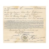 Umfangreiches Aktenkonvolut des Ober-Bahnmeisters Benno Hoffmann (1867 - 1929), sein ganzes Leben umfassend