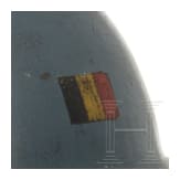 Zwei Stahlhelme M 38, Belgien