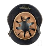 Zwei Stahlhelme "Gladiator" f&uuml;r Luftschutz, deutsch, 1939 - 1944
