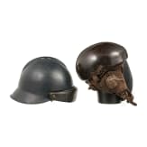 Zwei Helme der Luftwaffe, Frankreich