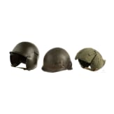 F&uuml;nf milit&auml;rische Helme, USA