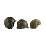 F&uuml;nf milit&auml;rische Helme, USA