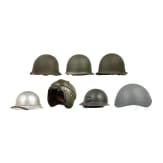Sieben Helme von Marine/Luftwaffe, Frankreich