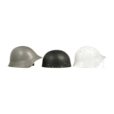 Sechs Stahlhelme, Schweiz, 1920er - 1970er Jahre