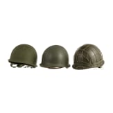 Neun milit&auml;rische Kopfbedeckungen, USA
