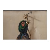 Louis Asp (1848 - 1922), Gouache, Stillleben mit Fasan, datiert 1872