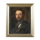 Gustav Rien&auml;cker - zwei Herrenbildnisse, M&uuml;nchen, 1897