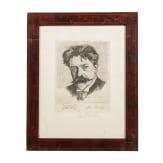 John Philipp - signiertes Bildnis des Dirigenten Arthur Nikisch